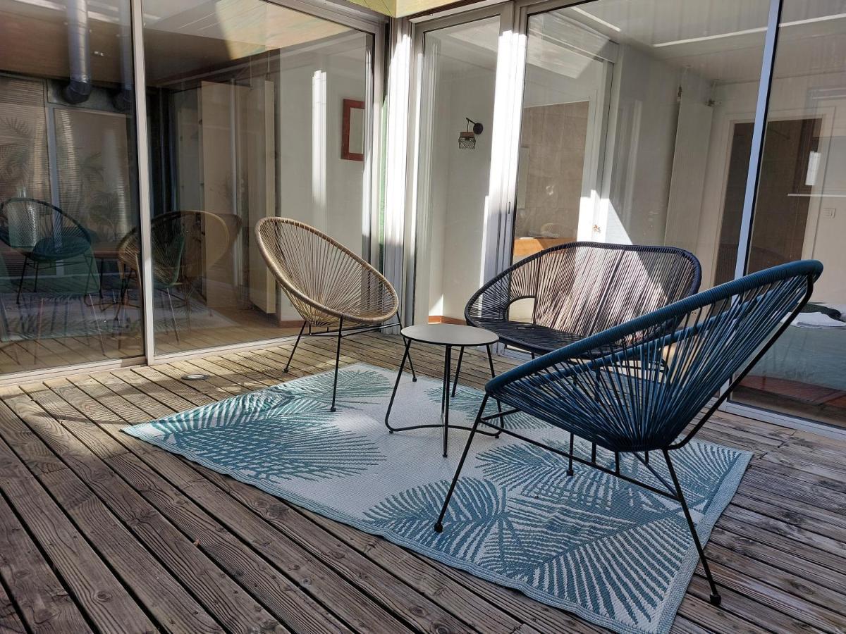 Le Peyrot*** Coeur De Ville 55M² Avec Patio 로데즈 외부 사진